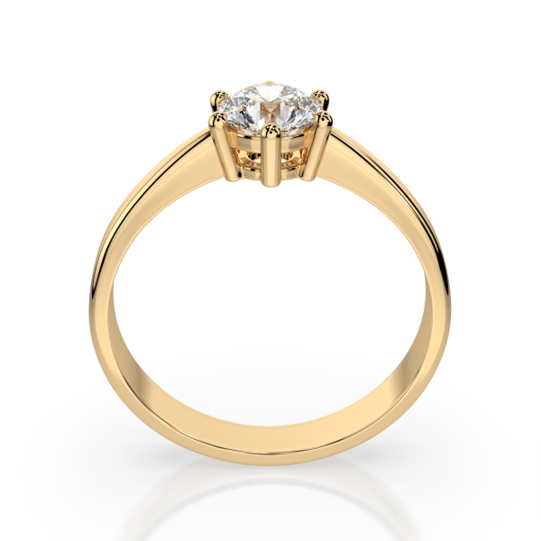 CARA Златен пръстен с диамант 0.40 ct GIA сертификат K101-10151Y