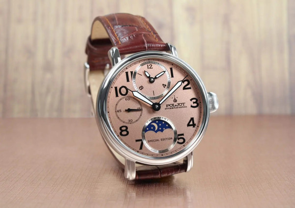 Часовник POLJOT INTERNATIONAL DOUBLETIMER 43MM