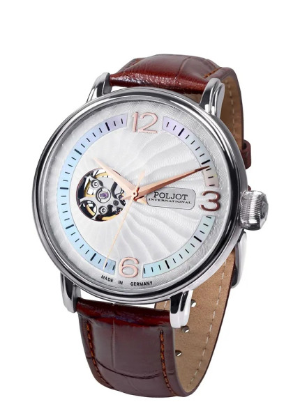 Часовник POLJOT INTERNATIONAL Jaros Open Heart 42MM LIMITED EDITION 100PCS