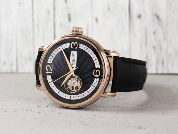 Часовник POLJOT INTERNATIONAL Jaros Open Heart 42MM LIMITED EDITION 100PCS
