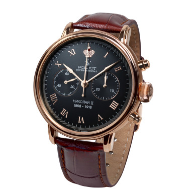 Часовник POLJOT INTERNATIONAL  NICOLAI II  CHRONOGRAPH 43MM