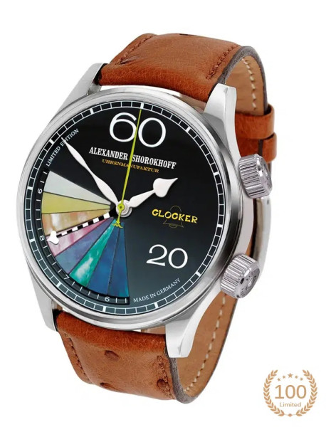 Часовник ALEXANDER SHOROKHOFF GLOCKER MANUAL 43.5MM  LIMITED EDITION 100PIECES