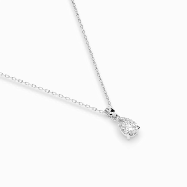 CARA  Златно колие с диамант 0,30 ct GIA сертификат K104-10067W PAR
