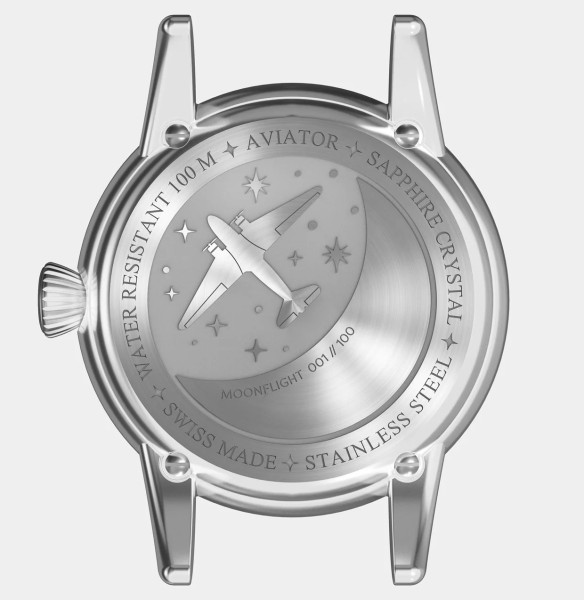 ЧАСОВНИК AVIATOR DOUGLAS MOONFLIGHT 36MM