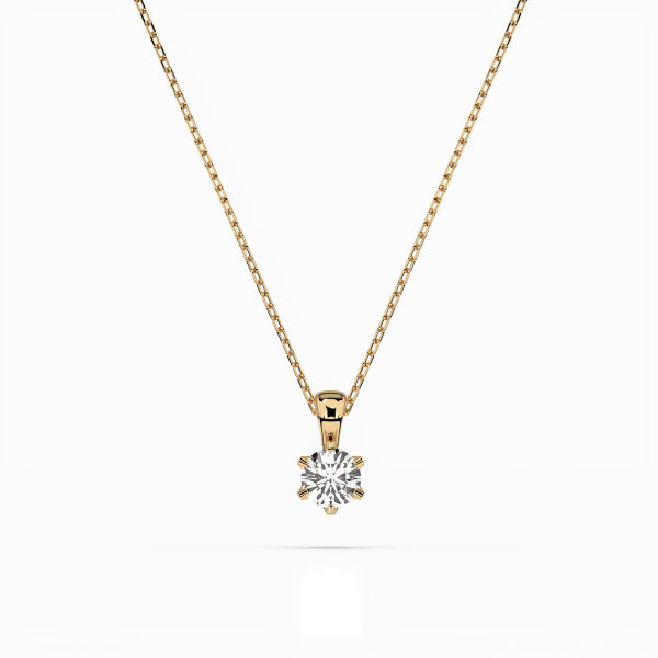 CARA Златно колие с диамант 0,30 ct GIA сертификат K104-10004Y