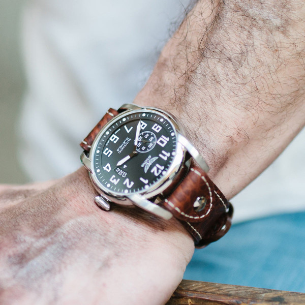 ЧАСОВНИК  AVIATOR BRISTOL SCOUT 46MM