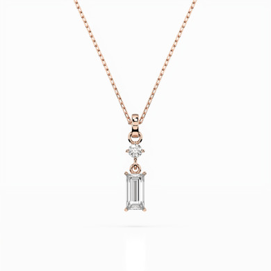 CARA Златно колие с диаманти 0,04+0,30 ct GIA сертификат K104-10071/2R (0,30)