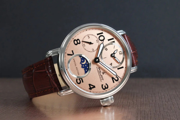 Часовник POLJOT INTERNATIONAL DOUBLETIMER 43MM