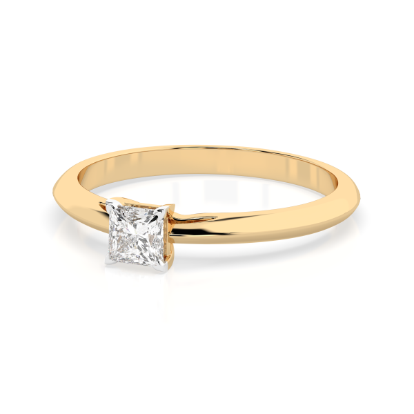 CARA Златен пръстен с диамант 0.30 ct GIA сертификат K101-10190Y PR
