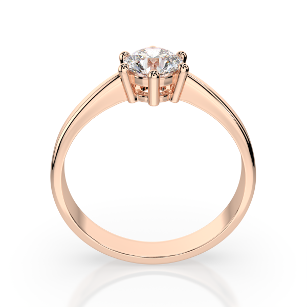 CARA Златен пръстен с диамант 0.40 ct GIA сертификат K101-10151R