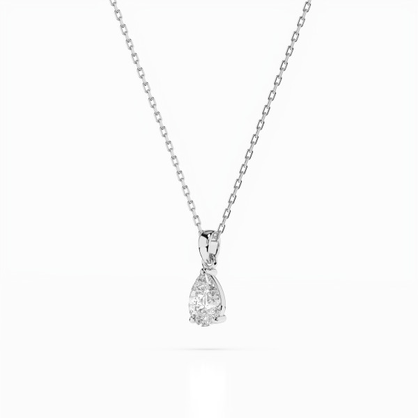 CARA  Златно колие с диамант 0,30 ct GIA сертификат K104-10067W PAR