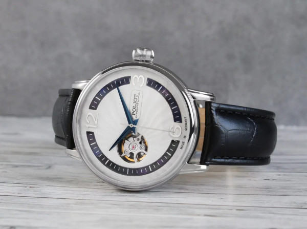 Часовник POLJOT INTERNATIONAL Jaros Open Heart 42MM LIMITED EDITION 100PCS