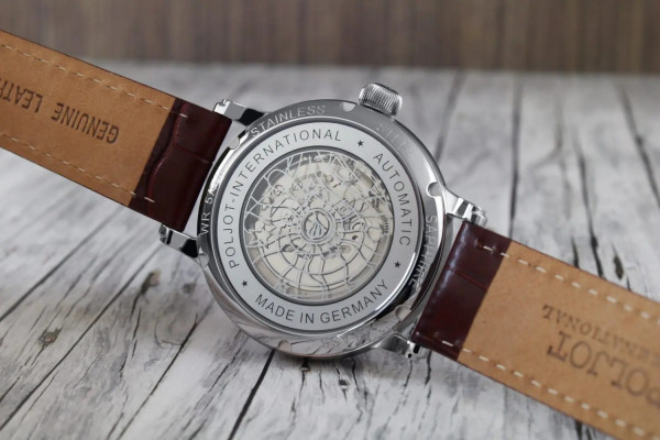 Часовник POLJOT INTERNATIONAL Jaros Open Heart 42MM LIMITED EDITION 100PCS