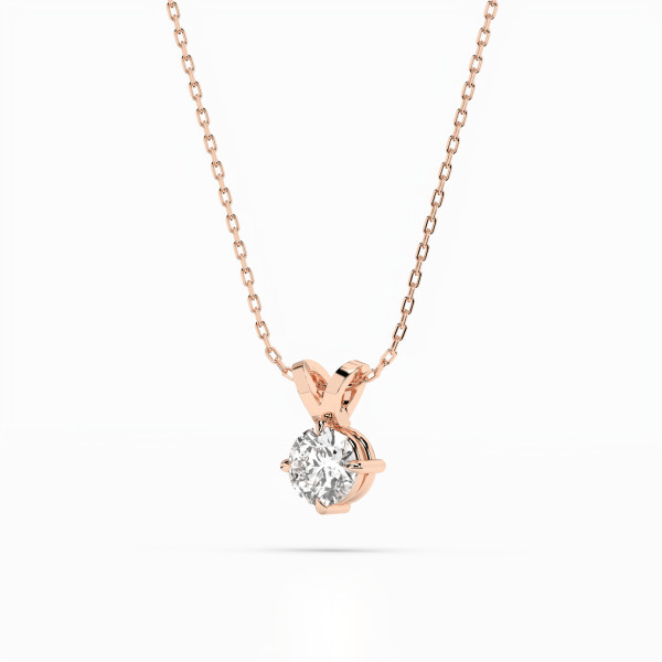 CARA Златно колие с диамант 0,40 ct GIA сертификат K104-10037R