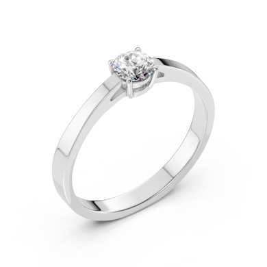 CARA Златен пръстен с диамант 0.40 ct GIA сертификат K101-10012W