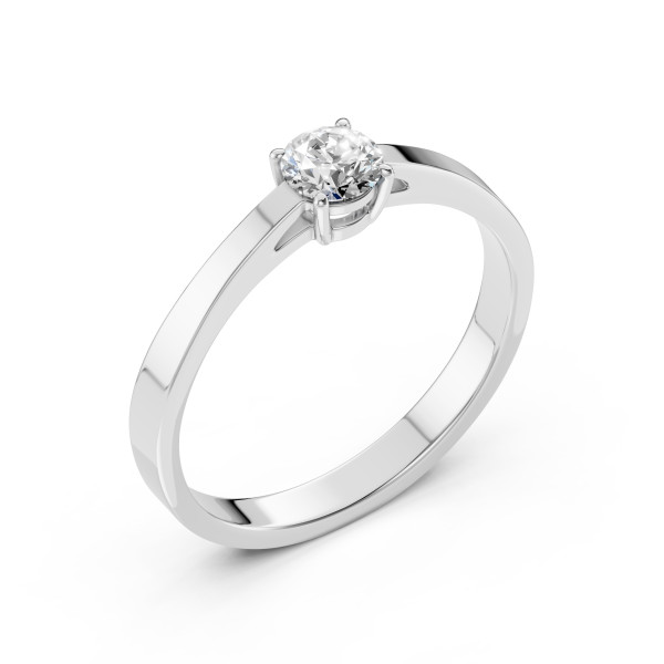 CARA Златен пръстен с диамант 0.40 ct GIA сертификат K101-10012W