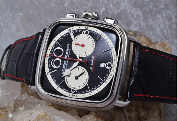 Часовник ALEXANDER SHOROKHOFF SQUARE&ROUND 44.5MM LIMITED EDITION 30PIECES