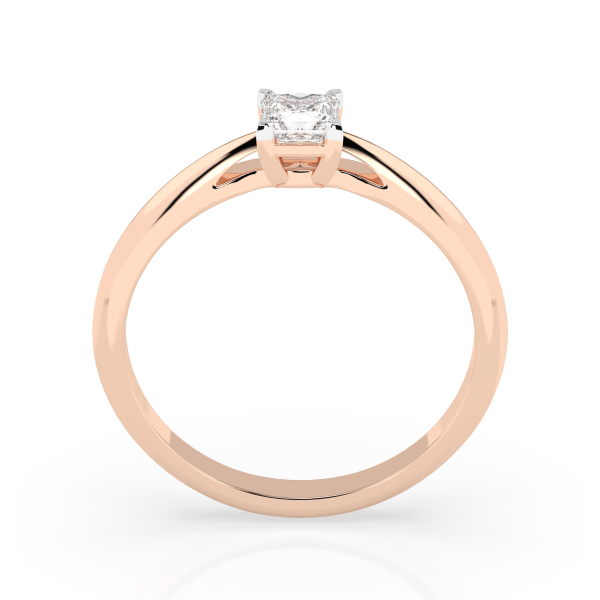 CARA Златен пръстен с диамант 0.30 ct GIA сертификат K101-10190R PR