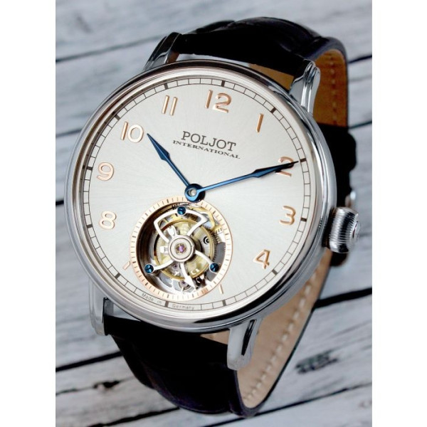 Часовник POLJOT INTERNATIONAL TOURBILLON 42MM LIMITED EDITION 100PCS