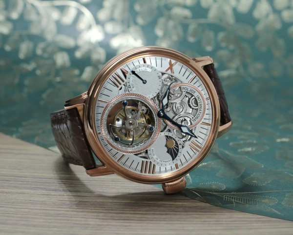 Часовник POLJOT INTERNATIONAL TOURBILLON SKELETON OSEM 43MM LIMITED EDITION 100PIECES