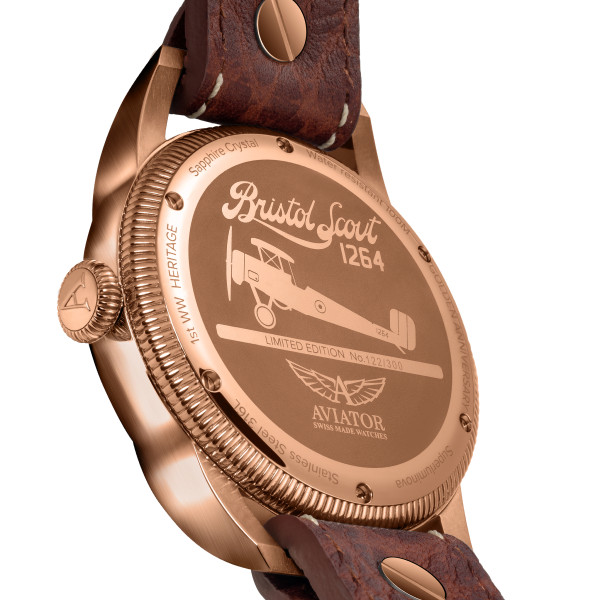 ЧАСОВНИК AVIATOR BRISTOL SCOUT 46MM