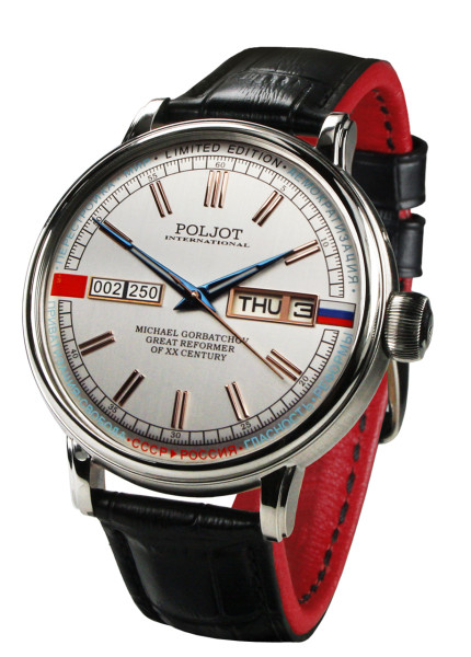 Часовник POLJOT INTERNATIONAL MICHAEL GORBATCHOV DAY&DATE AUTOMATIC LIMITED EDITION  250PIECES MEN'S WATCH
