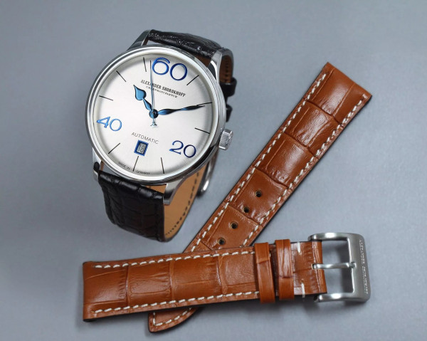 Часовник ALEXANDER SHOROKHOFF SIXTYTHREE SILVER 40MM  LIMITED EDITION 50PCS