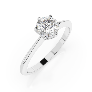 CARA Златен пръстен с диамант 0.35 ct GIA сертификат K101-10027W