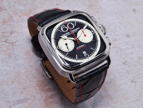 Часовник ALEXANDER SHOROKHOFF SQUARE&ROUND 44.5MM LIMITED EDITION 30PIECES
