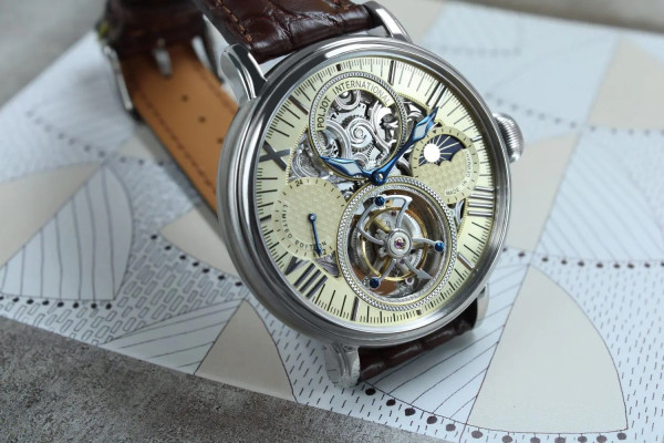 Часовник POLJOT INTERNATIONAL TOURBILLON SKELETON OSEM 43MM LIMITED EDITION 100PIECES