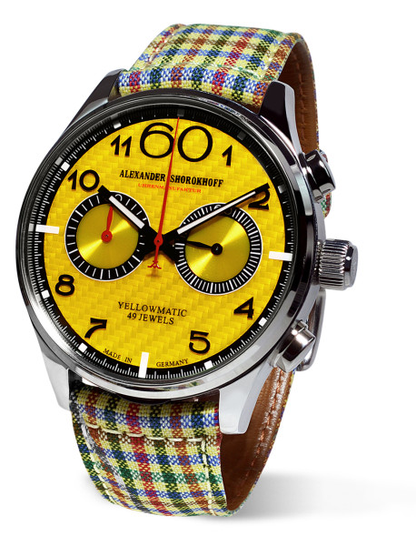 Часовник  ALEXANDER SHOROKHOFF YELLOWMATIC  43.5MM