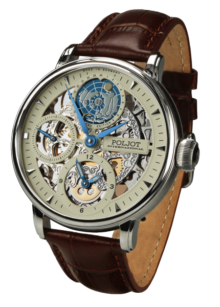 Часовник POLJOT INTERNATIONAL GLOBETROTTER 43MM LIMITED EDITION 300PIECES