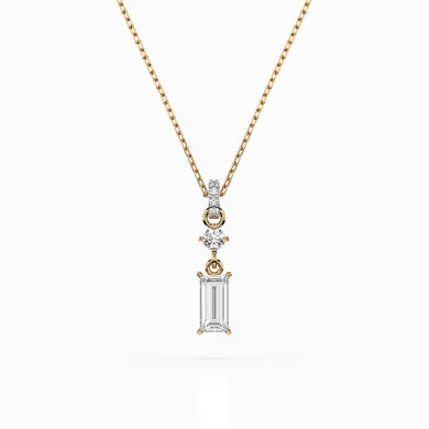 CARA Златно колие с диаманти 0,04+0,32 ct GIA сертификат K104-10071/3W (0,30)