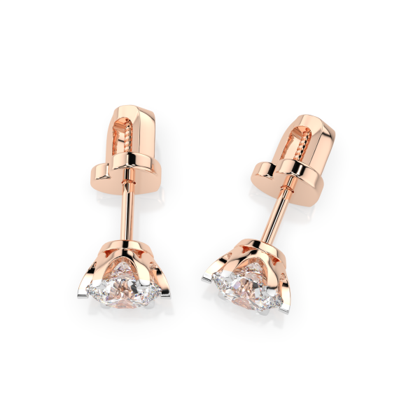 CARA Златни обеци с диаманти 1.40 ct GIA сертификат K102-10040R