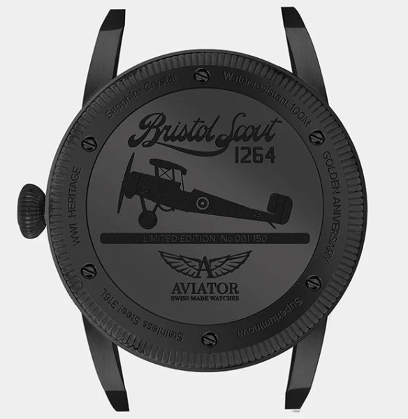 ЧАСОВНИК AVIATOR BRISTOL SCOUT 46MM