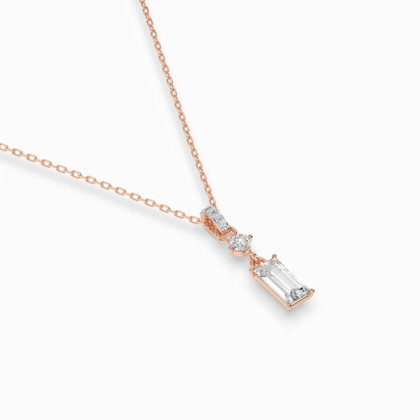 CARA Златно колие с диаманти 0,04+0,32 ct GIA сертификат K104-10071/3R (0,30)