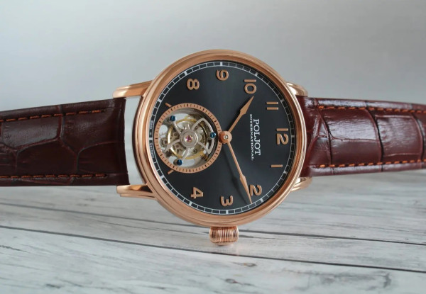 Часовник POLJOT INTERNATIONAL TOURBILLON 42MM LIMITED EDITION 100PCS