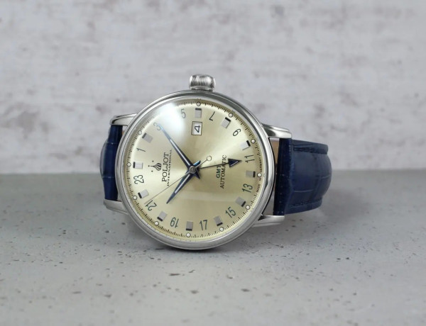 Часовник POLJOT INTERNATIONAL JAROS GMT 42MM