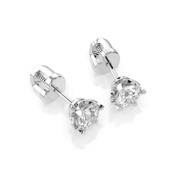 CARA Златни обеци с диаманти 1.40 ct GIA сертификат K102-10040W