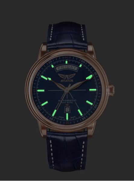 ЧАСОВНИК AVIATOR DOUGLAS DAY-DATE 45MM