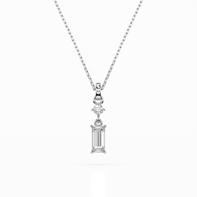CARA Златно колие с диаманти 0,04+0,30  ct GIA сертификат K104-10071/2W (0,30)
