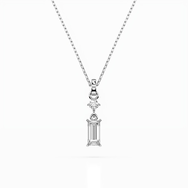CARA Златно колие с диаманти 0,04+0,30  ct GIA сертификат K104-10071/2W (0,30)