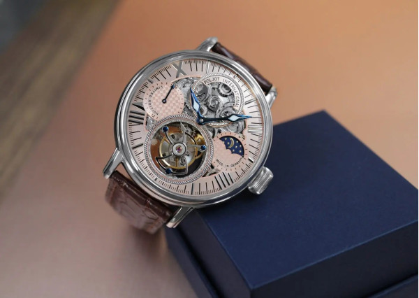 Часовник POLJOT INTERNATIONAL TOURBILLON SKELETON OSEM 43MM LIMITED EDITION 100PS