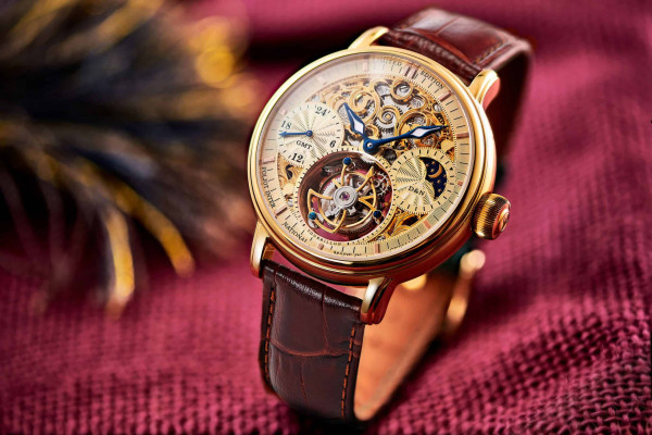 Часовник POLJOT INTERNATIONAL TOURBILLON SKELETON 43MM LIMITED EDITION 100PIECES