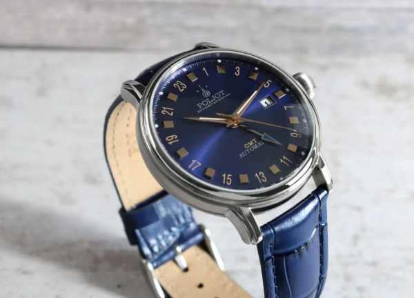 Часовник POLJOT INTERNATIONAL JAROS GMT 42MM