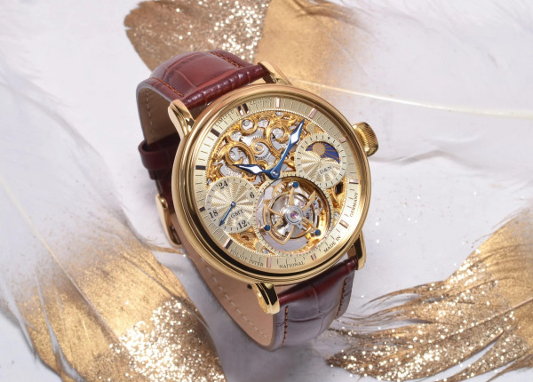 Часовник POLJOT INTERNATIONAL TOURBILLON SKELETON 43MM LIMITED EDITION 100PIECES