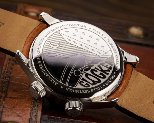 Часовник ALEXANDER SHOROKHOFF GLOCKER MANUAL 43.5MM  LIMITED EDITION 100PIECES