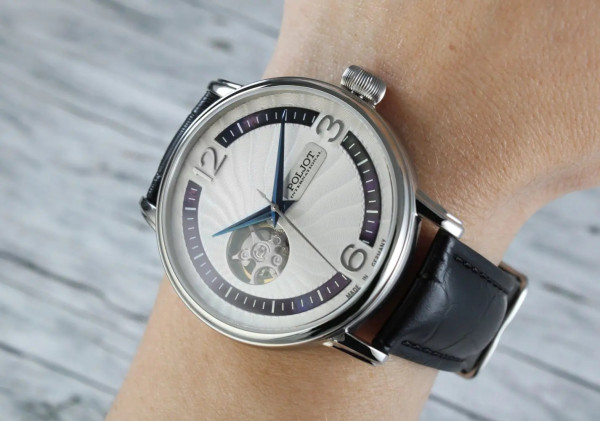 Часовник POLJOT INTERNATIONAL Jaros Open Heart 42MM LIMITED EDITION 100PCS