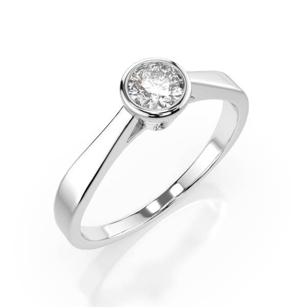 CARA Златен пръстен с диамант 0.3 Ct GIA сертификат K101-10010W