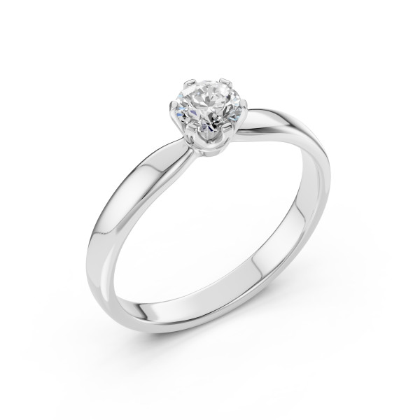 CARA Златен пръстен с диамант 0.45 ct GIA сертификат K101-10040W